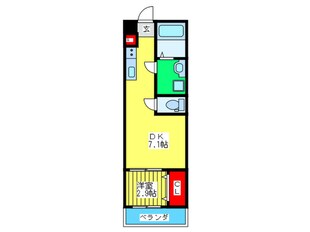 ドゥエリング大阪城北の物件間取画像